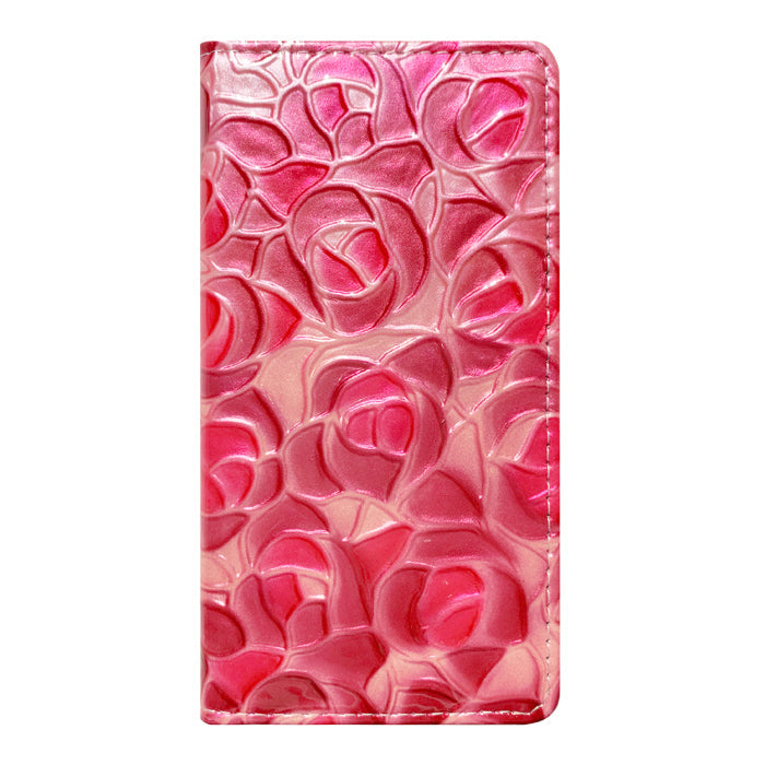 【Leo&Aoi公式ショップ】 GALAXY A36 5G SC-54F SM-A366Q ケース 本革 ステンドグラス ローズ 手帳型ケース sc54f ギャラクシー galaxyA36 スマホケース 【安心の返品保証付き】