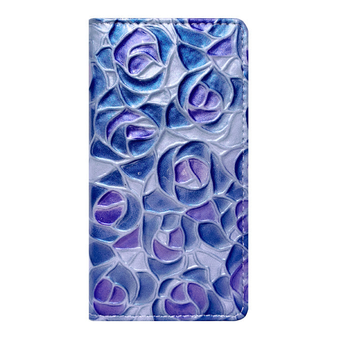 【Leo&Aoi公式ショップ】 iphone se3 / iphone se2 / iphone8 / iphone7 ケース カバー 本革 ステンドグラス ローズ 手帳型ケース アイフォンスマホケース 【安心の返品保証付き】