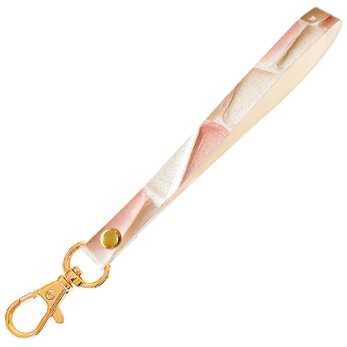 【Leo&Aoi公式ショップ】 ステンドグラス ナスカン付き ストラップ 本革 マルチストラップ 携帯ストラップ レザー 携帯 スマホ キーホルダー パスケース 定期入れ リストストラップ 革 牛革 手帳型 スマホケース 落下防止 レディース 【安心の返品保証付き】