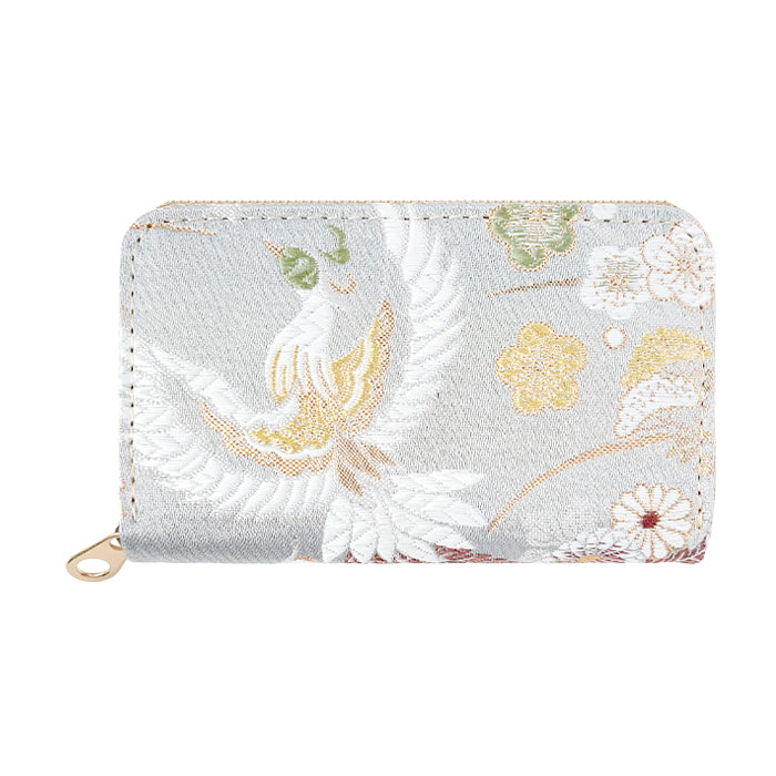 【Leo&Aoi公式ショップ】 西陣織 高美者 コインケース ラウンドファスナー ポーチ 小型財布 小銭入れ コンパクト 小物入れ 高級 華やか 着物 和柄 和風 レディース 女性 ケース【安心の返品保証付き】