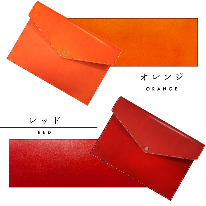 【Leo&Aoi公式ショップ】 栃木レザー ボタン付き A4ファイル 本革 レザー ファイル こだわり親父の本革 ビジネスグッズ シンプル A4サイズ 収納 資料ケース 文具 牛革 メンズ レディース ハンドメイド 【安心の返品保証付き】
