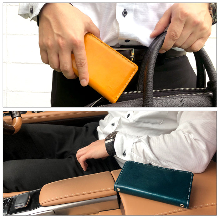 【Leo&Aoi公式ショップ】 かんたんスマホ4 A402ZT ケース カバー 手帳型 栃木レザー こだわり親父の本革 手帳型ケース 簡単スマホ スマホケース 【安心の返品保証付き】