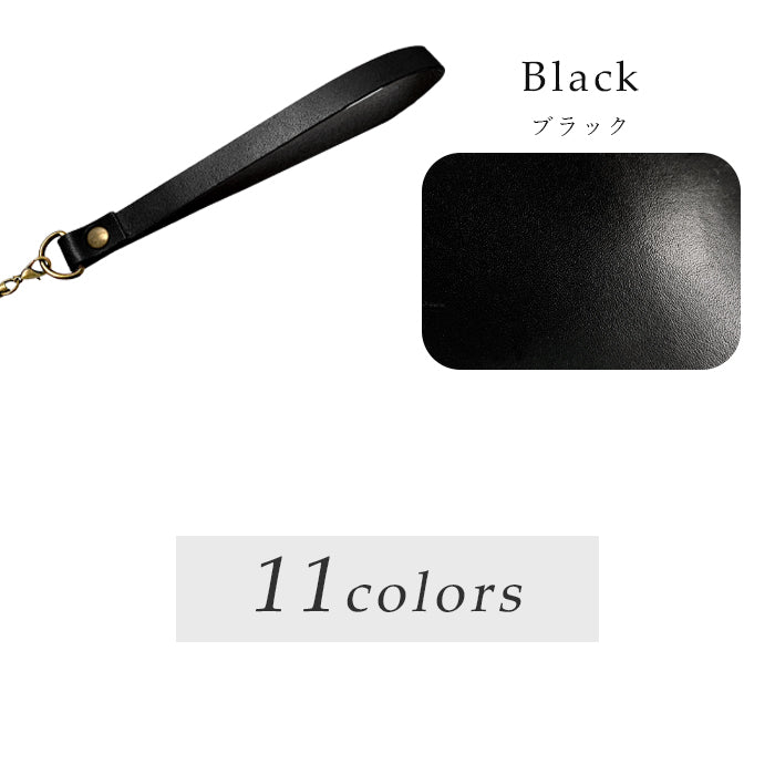 【Leo&Aoi公式ショップ】 栃木レザー こだわり親父 ストラップ 本革 マルチストラップ 携帯ストラップ レザー 携帯 スマホ キーホルダー パスケース 定期入れ リストストラップ 革 牛革 手帳型 スマホケース 落下防止 レディース メンズ 【安心の返品保証付き】