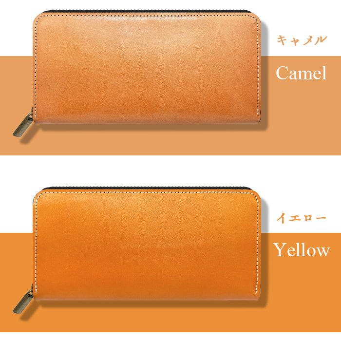 【Leo&Aoi公式ショップ】 栃木レザー こだわり親父 長財布 メンズ 財布 本革 牛革 ラウンドファスナー サイフ さいふ ウォレット 革 レザー カード収納 革財布 ラウンド長財布 ラウンド財布 長サイフ 本革長財布 レディース ハンドメイド【安心の返品保証付き】