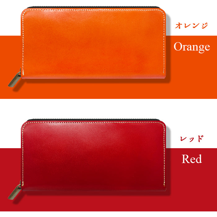 【Leo&Aoi公式ショップ】 栃木レザー こだわり親父 長財布 メンズ 財布 本革 牛革 ラウンドファスナー サイフ さいふ ウォレット 革 レザー カード収納 革財布 ラウンド長財布 ラウンド財布 長サイフ 本革長財布 レディース ハンドメイド【安心の返品保証付き】