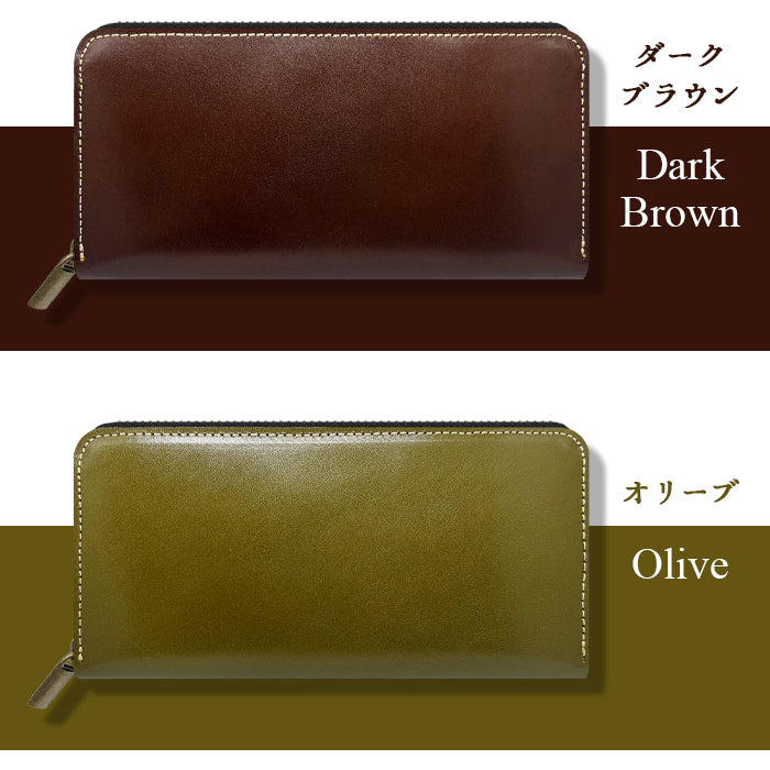 【Leo&Aoi公式ショップ】 栃木レザー こだわり親父 長財布 メンズ 財布 本革 牛革 ラウンドファスナー サイフ さいふ ウォレット 革 レザー カード収納 革財布 ラウンド長財布 ラウンド財布 長サイフ 本革長財布 レディース ハンドメイド【安心の返品保証付き】