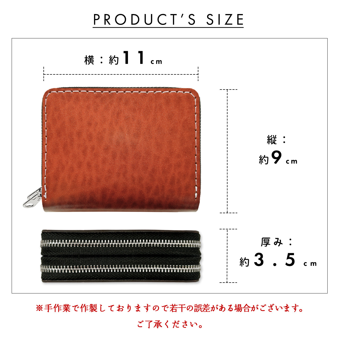 【Leo&Aoi公式ショップ】 ベルギー製 本革 匠のルガトショルダー 蛇腹ダブルファスナー 財布 ラウンド型ファスナー カード収納 ベルギーレザー 【安心の返品保証付き】
