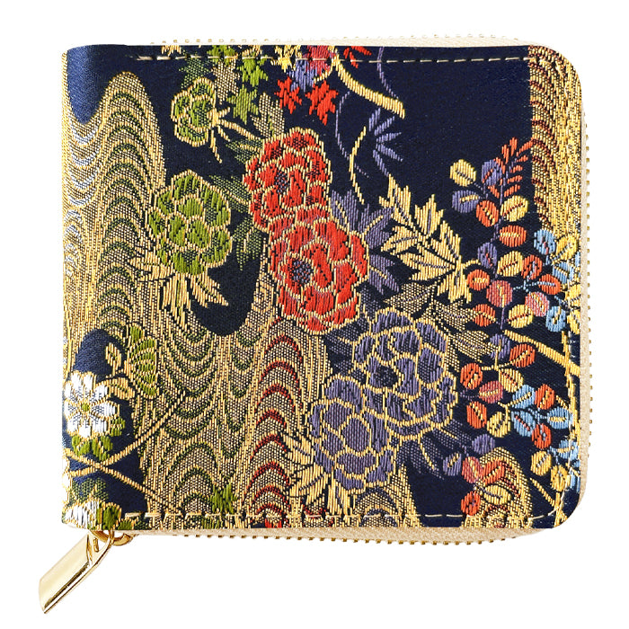 レディース 財布 西陣織 折り畳み財布 ミニ財布 財布 小銭入れ 西陣織 着物 月影 レディース ラウンド