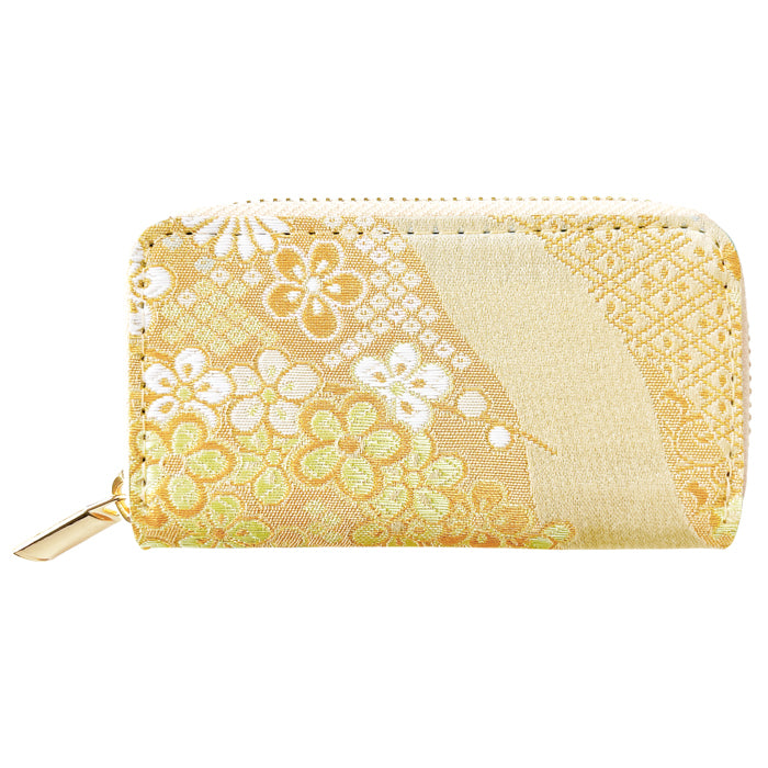 【Leo&Aoi公式ショップ】西陣織 明 ラウンド型キーケース 4連 メンズ レディース スマートキー 鍵入れ 鍵 カギ 収納 スリム コンパクト キーホルダー キーケース 和 和柄 和風【安心の返品保証付き】