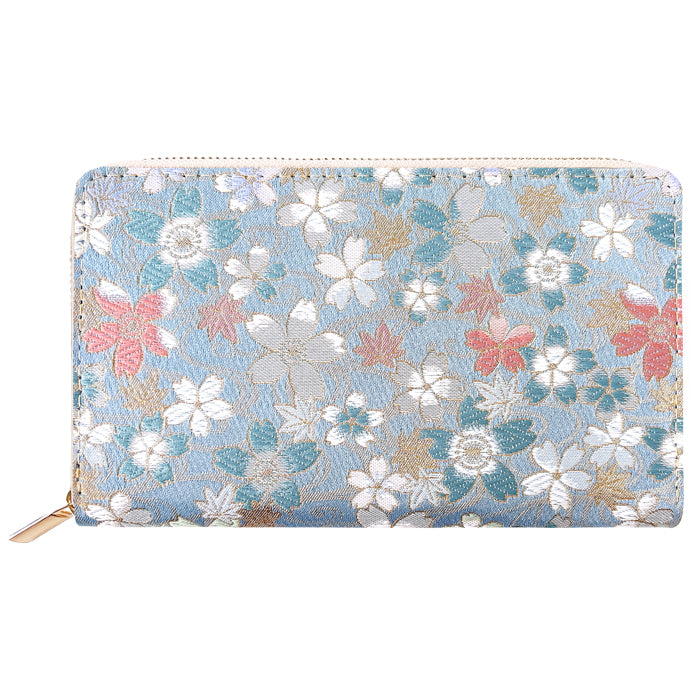 【Leo&Aoi公式ショップ】西陣織 明 マルチケース 通帳ケース パスポートケース 母子手帳ケース 大容量 スリム設計 ファスナー付き メンズ レディース おしゃれ ハンドメイド 和柄 和風 和 【安心の返品保証付き】