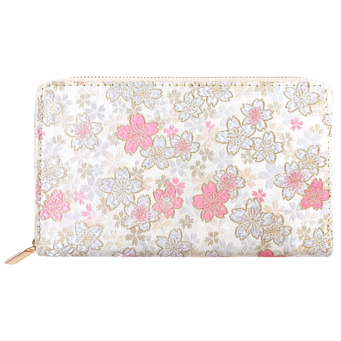 【Leo&Aoi公式ショップ】西陣織 明 マルチケース 通帳ケース パスポートケース 母子手帳ケース 大容量 スリム設計 ファスナー付き メンズ レディース おしゃれ ハンドメイド 和柄 和風 和 【安心の返品保証付き】