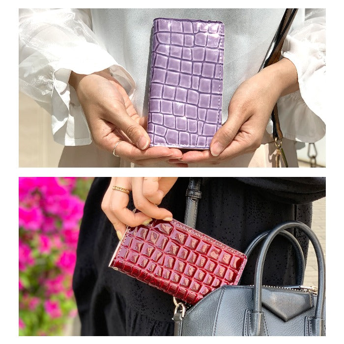 【Leo&Aoi公式ショップ】 らくらくスマートフォン F-52B ケース カバー 手帳型ケース 本革 美クロコダイル 手帳型 スマホケース らくらくフォン らくらくホン f52b docomo【安心の返品保証付き】