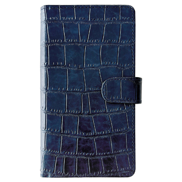 【Leo&Aoi公式ショップ】 らくらくスマートフォン me F-03K ケース カバー 渋い クロコダイル風 手帳型ケース f03k らくらく スマホ スマホケース