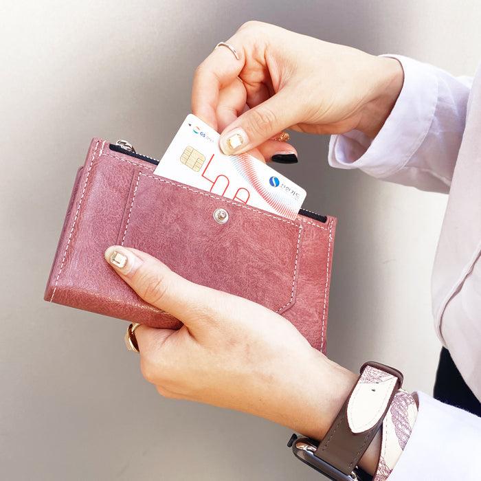 【Leo&Aoi公式ショップ】 Xperia 1 III SO-51B SOG03 A101SO カバー 手帳型 チャック付き 財布 手帳型ケース so51b エクスペリア スマホケース【安心の返品保証付き】