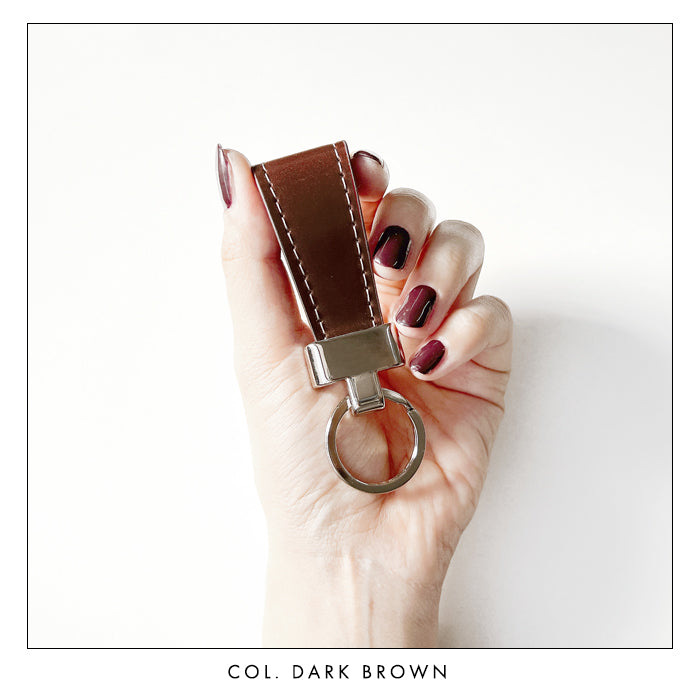 【Leo&Aoi公式ショップ】  コードバン 馬革 スマートキーリング キーリング バッグチャーム キーホルダー 本革キーリング レザー 鍵 カギ レディース メンズ 男性 女性 シンプル 高級 【安心の返品保証付き】