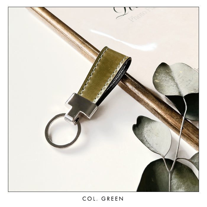 【Leo&Aoi公式ショップ】  コードバン 馬革 スマートキーリング キーリング バッグチャーム キーホルダー 本革キーリング レザー 鍵 カギ レディース メンズ 男性 女性 シンプル 高級 【安心の返品保証付き】