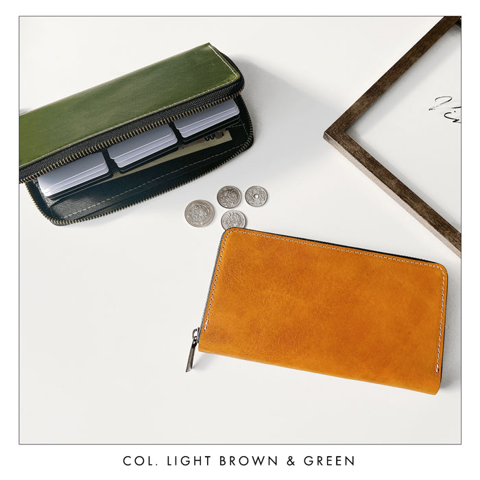 Leo&Aoi公式ショップ】 ダグラスレザー 蛇腹 カードポケット付き 長