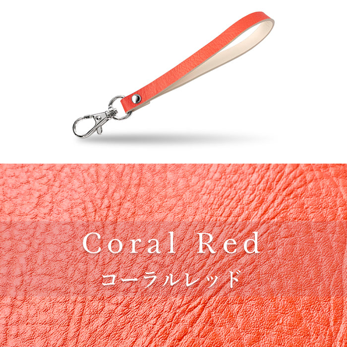 【Leo&Aoi公式ショップ】 エレガントな型押し ナスカン付き ストラップ 本革 マルチストラップ 携帯ストラップ レザー 携帯 スマホ キーホルダー パスケース 定期入れ リストストラップ 革 牛革 手帳型 スマホケース スマホカバー 手帳型ケース 落下防止 パステルカラー レディース メンズ 【安心の返品保証付き】