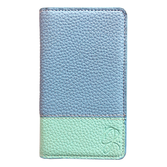 【Leo&Aoi公式ショップ】 エンボスバイカラー スマホケース 手帳型ケース かんたんスマホ らくらくスマホ シンプルスマホ BASIO あんしんスマホ シリーズ 対応