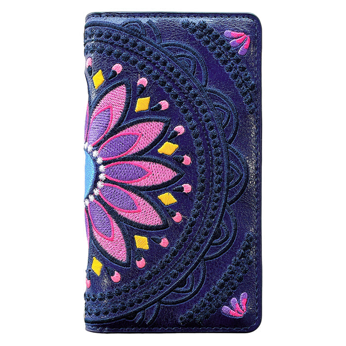 【Leo&Aoi公式ショップ】 XPERIA 10 VII SO-52F ケース SOG16 カバー A502SO XQ-FE44 手帳型 エスニック 刺繍 手帳型ケース so52f エクスペリア スマホケース 【安心の返品保証付き】