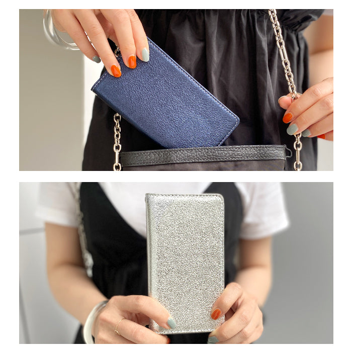 【Leo&Aoi公式ショップ】 iPhone 17 pro iphone17pro ケース カバー 手帳型 本革 イタリア産 グリッター 手帳型ケース アイフォン17プロ スマホケース 【安心の返品保証付き】