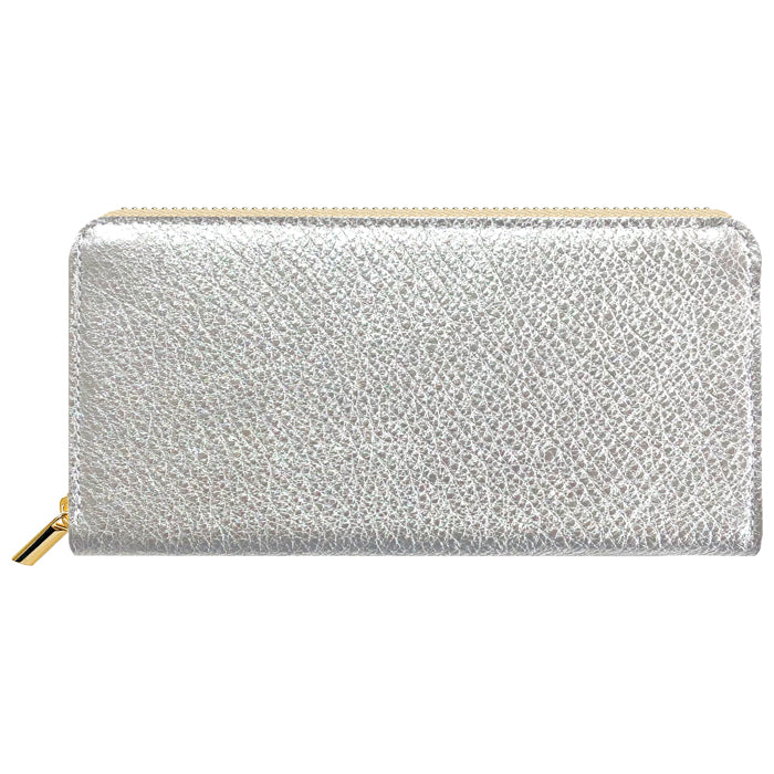 【Leo&Aoi公式ショップ】 グリッター スリム 長財布 レディース メンズ カード収納 財布 さいふ ウォレット ラウンド型財布 【安心の返品保証付き】