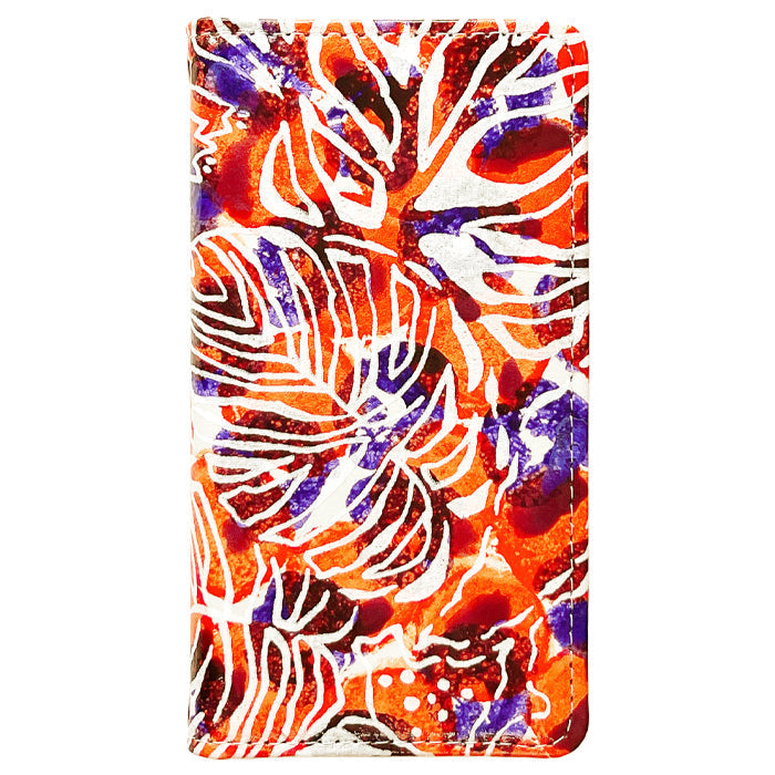 【Leo&Aoi公式ショップ】 XPERIA Ace SO-02L ケース カバー 本革 ハワイアン柄 手帳型ケース so02l エクスペリア スマホケース【安心の返品保証付き】