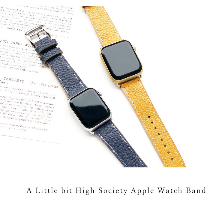 ちょっとハイソな 本革 Apple Watch アップルウォッチ バンド レザー 付け替え 交換 ベルト applewatchseries 7 SE 6 5 4 3 2 1 全シリーズ対応 革 型押し 38mm 40mm 41mm 42mm 44mm 45mm