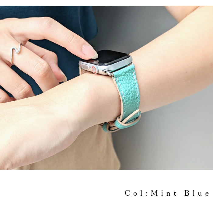 【Leo&Aoi公式ショップ】 ちょっとハイソな 本革 Apple Watch アップルウォッチ バンド レザー 付け替え 交換 ベルト applewatchseries 7 SE 6 5 4 3 2 1 全シリーズ対応 革 型押し 38mm 40mm 41mm 42mm 44mm 45mm 【安心の返品保証付き】