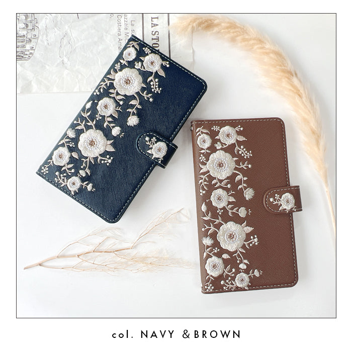 【Leo&Aoi公式ショップ】 iPhone15pro ケース iPhone 15 pro カバー 手帳型 インド刺繍 手帳型ケース アイフォン15プロ スマホケース 【安心の返品保証付き】