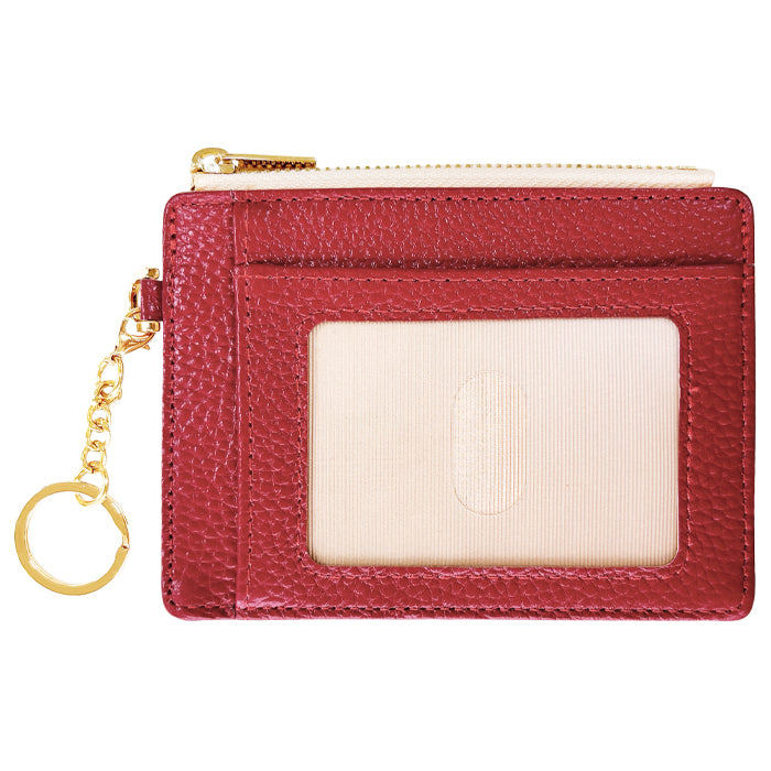 【Leo&Aoi公式ショップ】 本革 上品な型押し 財布付き パスケース 定期入れ 小銭入れ カードケース 薄型 多機能 メンズ レディース PC2-P1-04 【安心の返品保証付き】