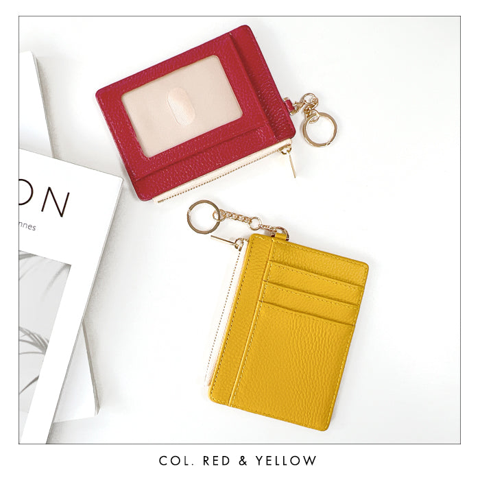 【Leo&Aoi公式ショップ】 本革 上品な型押し 財布付き パスケース 定期入れ 小銭入れ カードケース 薄型 多機能 メンズ レディース PC2-P1-04 【安心の返品保証付き】