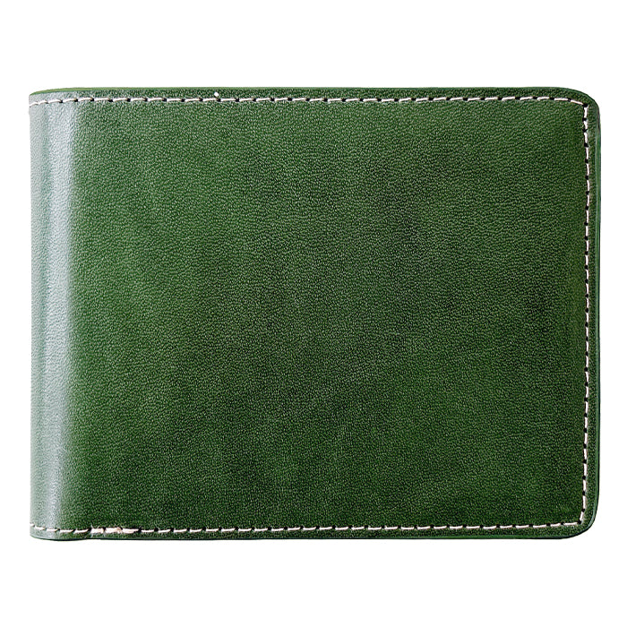 【Leo&Aoi公式ショップ】本革 上品な紳士レザー二つ折り財布 メンズ カード収納 小銭入れ コインケース付き サイフ ウォレット 薄型 コンパクト WM-D1-07 【安心の返品保証付き】