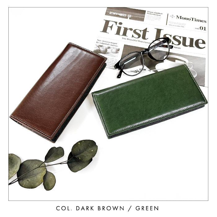 【Leo&Aoi公式ショップ】本革 上品な紳士レザー 二つ折り長財布 長財布メンズ サイフ さいふ ウォレット 革 レザー カード収納 小銭入れ コインケース付き WL-D2-07【安心の返品保証付き】