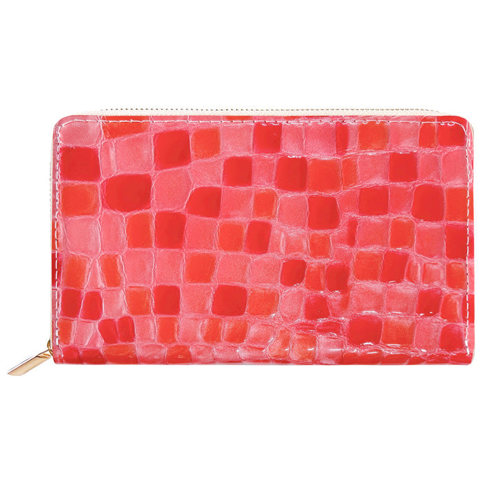 【Leo&Aoi公式ショップ】本革 上品なステンドグラス マルチケース 通帳ケース パスポートケース 母子手帳ケース 大容量 スリム設計 ファスナー付き メンズ レディース おしゃれ ハンドメイド 【安心の返品保証付き】