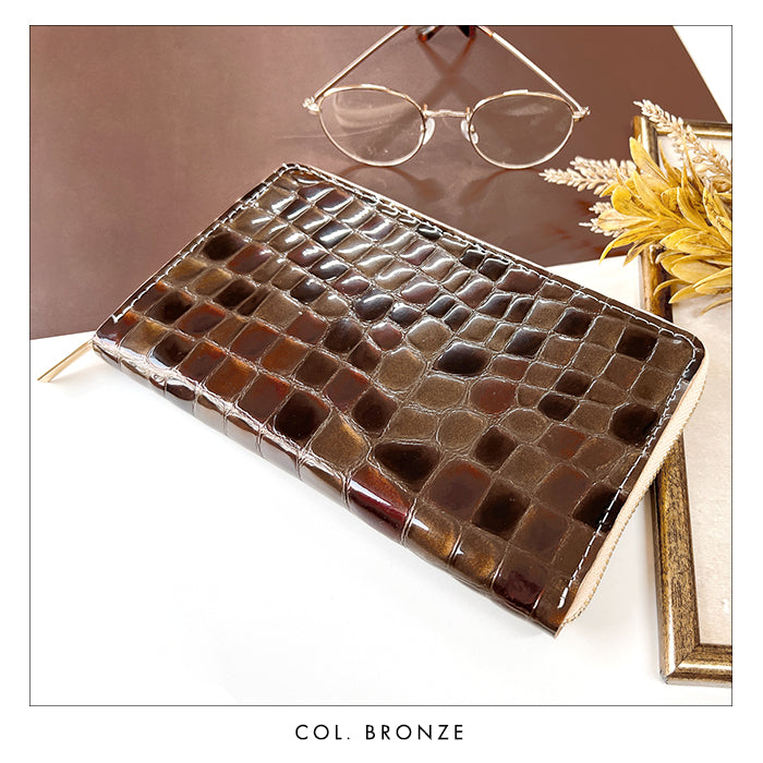 【Leo&Aoi公式ショップ】本革 上品なステンドグラス マルチケース 通帳ケース パスポートケース 母子手帳ケース 大容量 スリム設計 ファスナー付き メンズ レディース おしゃれ ハンドメイド 【安心の返品保証付き】