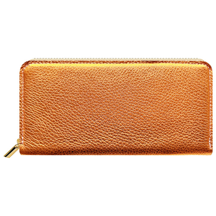 【Leo&Aoi公式ショップ】 型押しグリッター スリム 長財布 レディース メンズ カード収納 財布 さいふ ウォレット ラウンド型財布 【安心の返品保証付き】