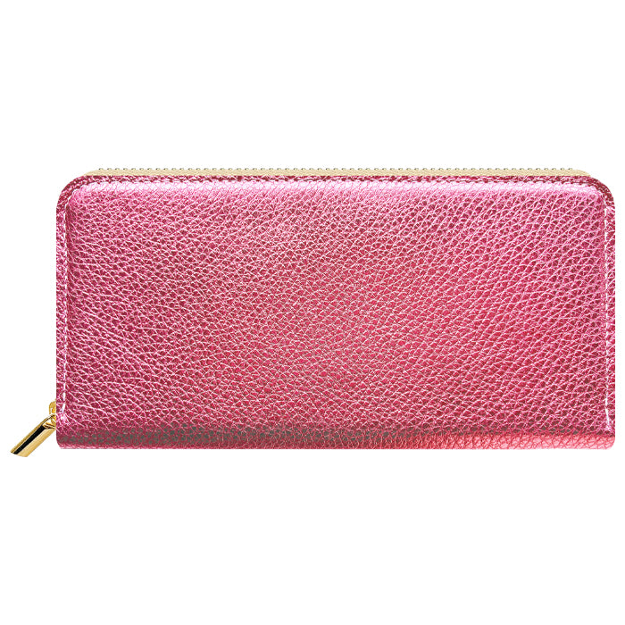 【Leo&Aoi公式ショップ】 型押しグリッター スリム 長財布 レディース メンズ カード収納 財布 さいふ ウォレット ラウンド型財布 【安心の返品保証付き】