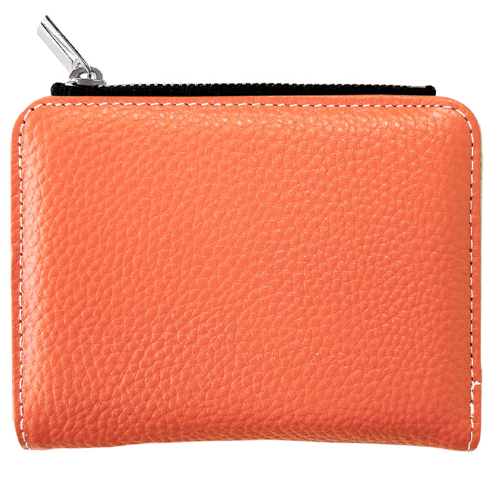 【Leo&Aoi公式ショップ】本革 上品な型押し てのひら財布 二つ折り財布 レディース メンズ カード収納 小銭入れ コインケース付き サイフ ウォレット 革 レザー 牛革 【WM-D2-04】 【安心の返品保証付き】