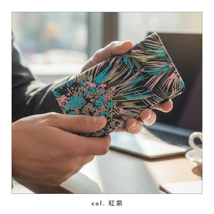 【Leo&Aoi公式ショップ】 iPhone 14 Plus ケース カバー iPhone14plus 手帳型 西陣織 着物 花火 手帳型ケース アイフォン 14 プラス スマホケース 【安心の返品保証付き】