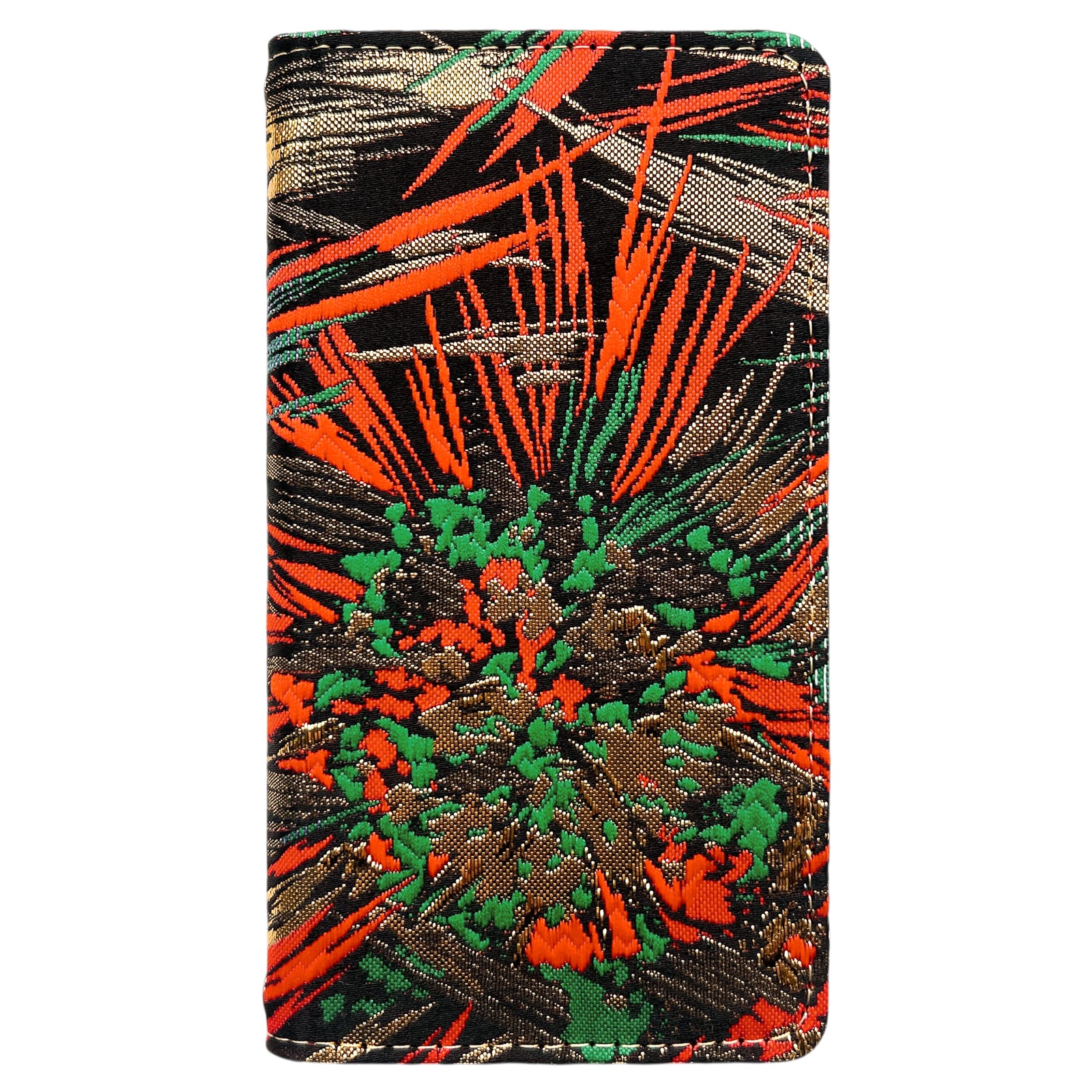 【Leo&Aoi公式ショップ】 iPhone 16 plus iPhone16plus ケース カバー 手帳型 西陣織 着物 花火 手帳型ケース アイフォン16プラス スマホケース 【安心の返品保証付き】