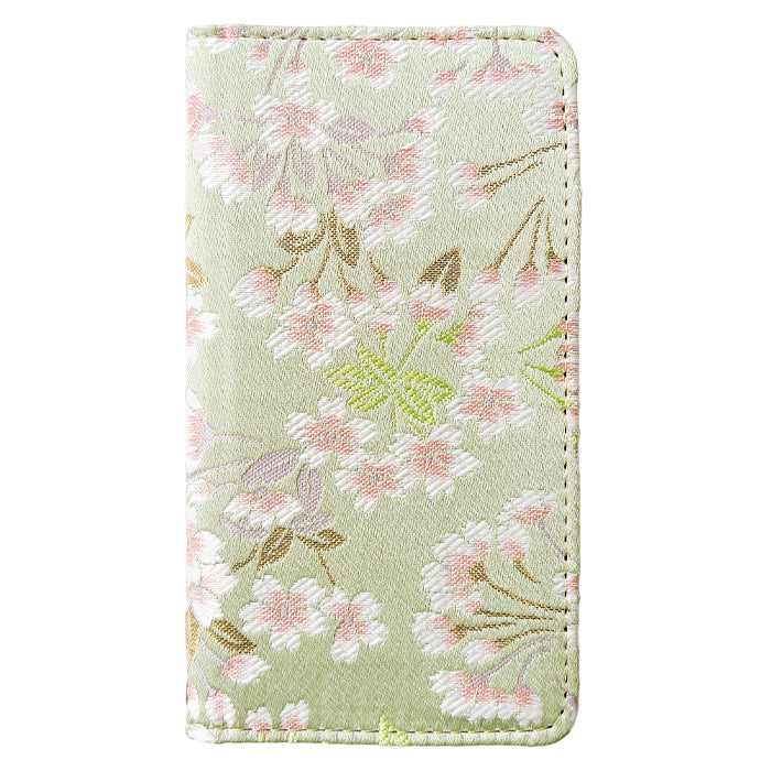 【Leo&Aoi公式ショップ】  西陣織 着物 生地使用 京極 スマホケース 手帳型ケース aquos シリーズ 対応