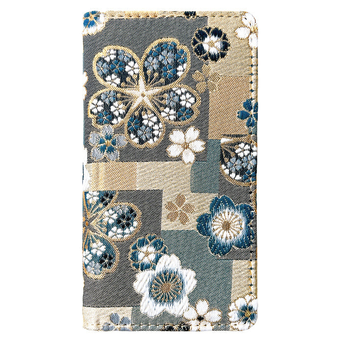 【Leo&Aoi公式ショップ】 XPERIA Ace II SO-41B ケース カバー 西陣織 着物 京極 手帳型ケース so41b エクスペリア スマホケース 【安心の返品保証付き】