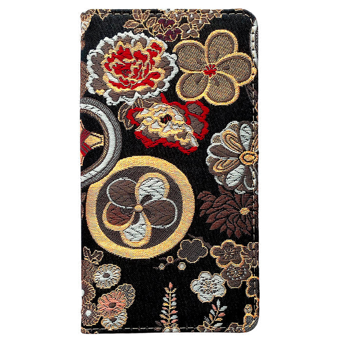 【Leo&Aoi公式ショップ】 iphone13mini ケース iPhone 13 mini カバー 手帳型 西陣織 着物 竹 手帳型ケース アイフォン13 ミニ スマホケース 【安心の返品保証付き】