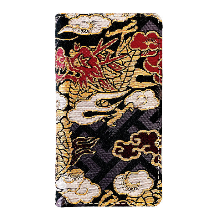 【Leo&Aoi公式ショップ】 XPERIA Ace II SO-41B ケース カバー 西陣織 着物 月影 手帳型ケース so41b エクスペリア スマホケース 【安心の返品保証付き】