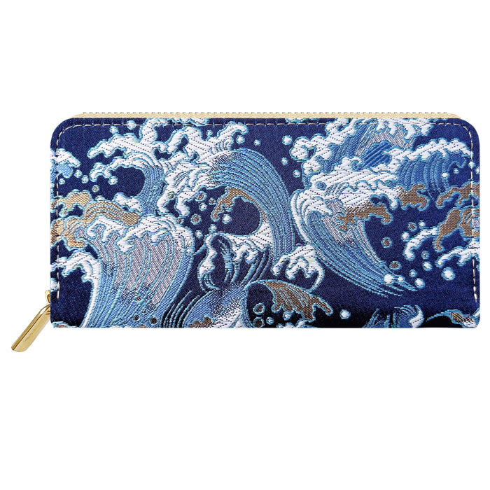【Leo&Aoi公式ショップ】 長財布 西陣織 京極ラウンド型長財布 財布 カード収納 和柄 和風 織物 伝統 【安心の返品保証付き】