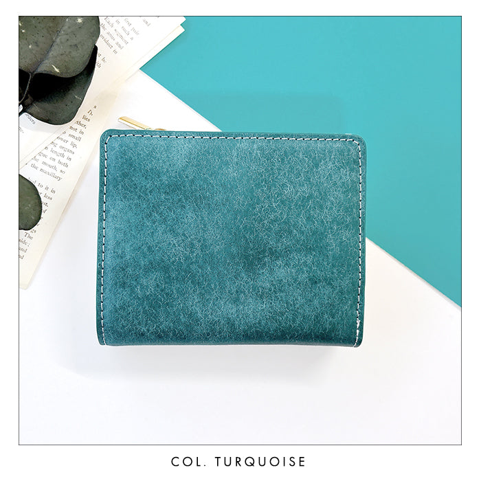 【Leo&Aoi公式ショップ】レザリア L字ジッパー二つ折り財布 本革 レディース メンズ カード収納 小銭入れ サイフ ウォレット 革 レザー 牛革 WM-D4-02 【安心の返品保証付き】