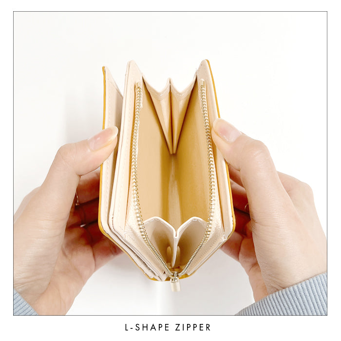 【Leo&Aoi公式ショップ】レザリア L字ジッパー二つ折り財布 本革 レディース メンズ カード収納 小銭入れ サイフ ウォレット 革 レザー 牛革 WM-D4-02 【安心の返品保証付き】