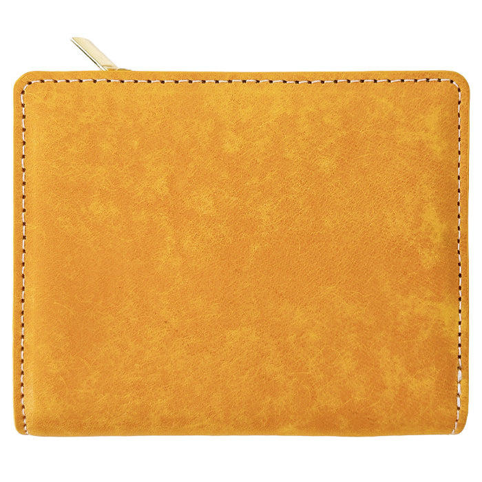 【Leo&Aoi公式ショップ】レザリア L字ジッパー二つ折り財布 本革 レディース メンズ カード収納 小銭入れ サイフ ウォレット 革 レザー 牛革 WM-D4-02 【安心の返品保証付き】