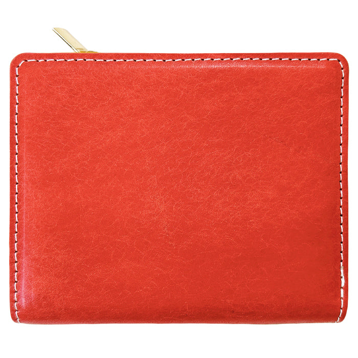 【Leo&Aoi公式ショップ】レザリア L字ジッパー二つ折り財布 本革 レディース メンズ カード収納 小銭入れ サイフ ウォレット 革 レザー 牛革 WM-D4-02 【安心の返品保証付き】